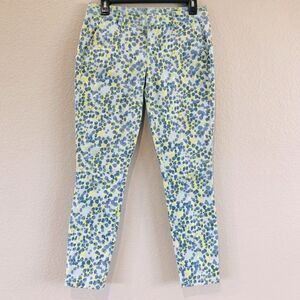 Khakis by Gap Blue Yellow Print Cropped Pants 0